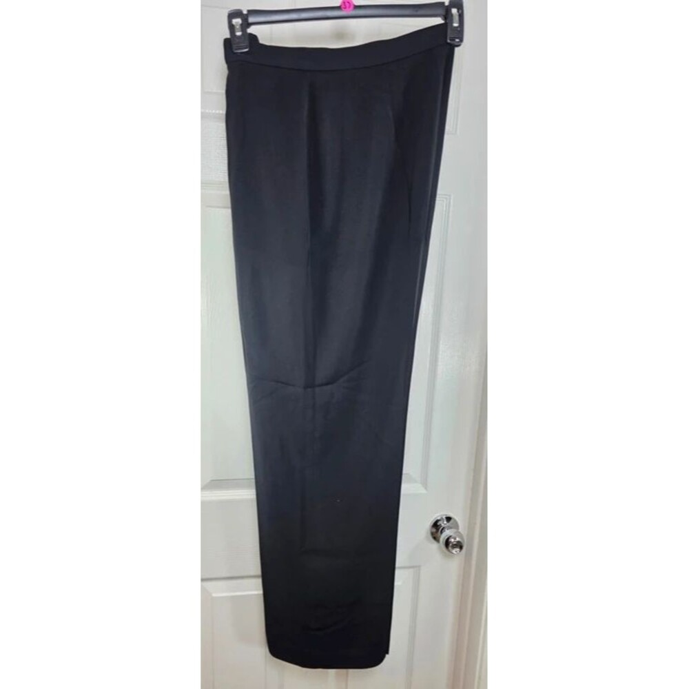 Amanda Smith Suits Black Straight Leg Dress Pants Trousers Women's Size 14